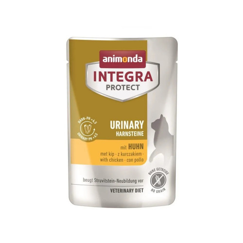 Влажный корм для кошек Animonda Integra Protect Urinary Struvit - pouch with Chicken при мочекаменной болезни (4017721866309) – Animonda