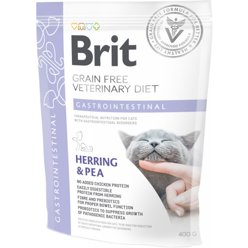 Сухой корм для кошек Brit GF VetDiets Cat Gastrointestinal 400 г (8595602528431) – Brit GF VetDiets