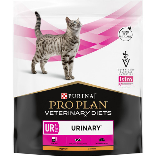 Сухой корм для кошек Purina Pro Plan Veterinary Diets UR Urinary при мочекаменной болезни 350 г (7613035154216/7613287585080) – Purina Pro Plan Veterinary Diets