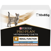 Влажный корм для кошек Purina Pro Plan Veterinary Diets NF Renal Function Advanced Care При патологии почек С лососем 10 x 85 г (7613287873699)