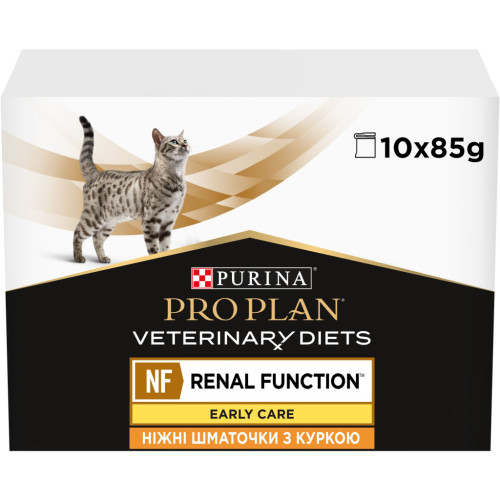 Влажный корм для кошек Purina Pro Plan Veterinary Diets NF Renal Function Early Care С курицей 10 x 85 г (7613287873934) – Purina Pro Plan Veterinary Diets