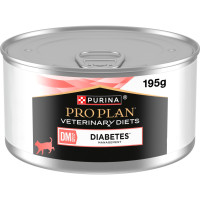 Влажный корм для кошек Purina Pro Plan Veterinary Diets DM ST/OX Diabetes Management Регулировка поступления глюкозы 195 г (8445290105233)