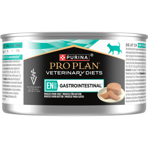 Вологий корм для кішок Purina Pro Plan Veterinary Diets EN Gastrointestinal При розладах кишкової абсорбції та годівлі у період відновлення 195 г (8445290093004) – Purina Pro Plan Veterinary Diets (вид 2)