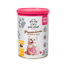 Влажный корм для кошек Pet Chef С курицей 415 г (4820255193564)