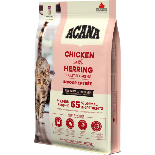 Сухий корм для кішок ACANA Indoor Entree 4.5 кг (0064992714512) – ACANA (вид 2)