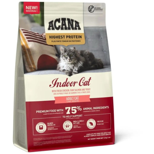 Сухий корм для кішок ACANA Highest Protein Indoor 1.8 кг (0064992723972) – ACANA (вид 1)