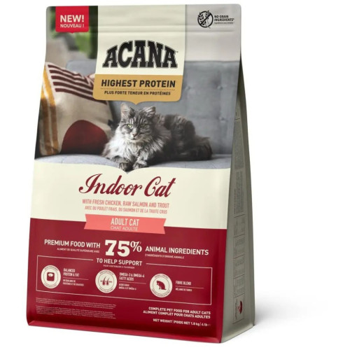 Сухий корм для кішок ACANA Highest Protein Indoor 1.8 кг (0064992723972) – ACANA (вид 2)