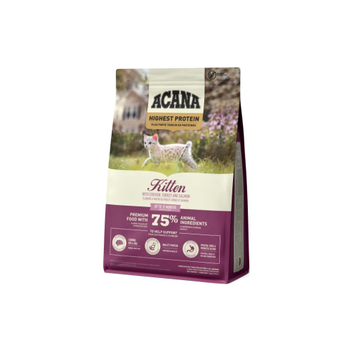 Сухий корм для кішок ACANA Highest Protein Kitten Recipe 1.8 кг (0064992723255) – ACANA (вид 2)