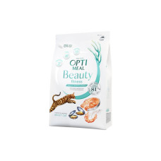 Сухой корм для кошек Optimeal Beauty Fitness беззерновой на основе морепродуктов 4 кг (4820215366045)