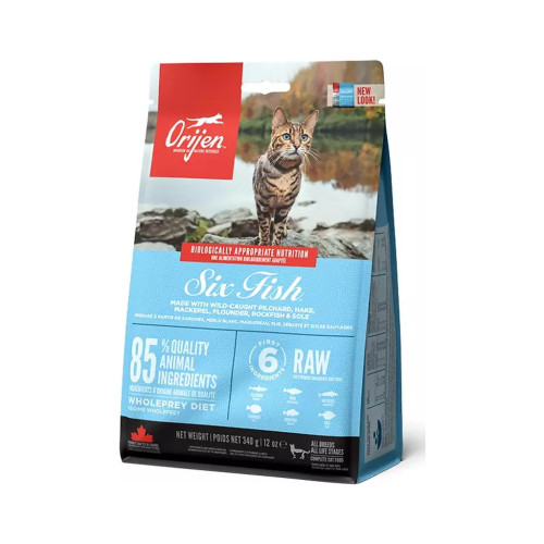 Сухой корм для кошек Orijen 6 Fish Cat&kitten 1.8 кг (0064992281182) – Orijen