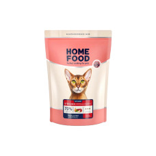 Сухой корм для кошек Home Food Grain-free hypoallergenic Suitable for exotic breeds с уткой и грушей 1.6 кг (4820235020231)