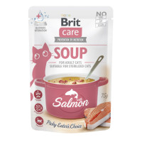 Влажный корм для кошек Brit Care Soup with Salmon с лососем 75 г (8595602569212)