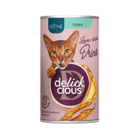 Влажный корм для кошек Delickcious Напиток с тунцем 140 г (4820269141544)