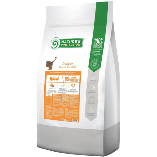 Сухой корм для кошек Nature's Protection Indoor Adult 18 кг (NPB46035) – Nature's Protection