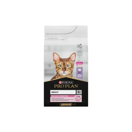 Сухий корм для кішок Purina Pro Plan Delicate Turkey зі смаком індички 1.5 кг (3222270884136) – Purina Pro Plan