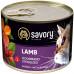 Вологий корм для кішок Savory Cat Can Adult Sterilised ягня 200 г (4820232630723) – Savory