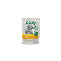 Влажный корм для кошек OASY Adult Hairball с курицей 85 г (8053017343761)