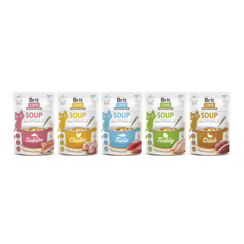 Влажный корм для кошек Brit Care Soup with Chicken с курицей 75 г (8595602569175) – Brit Care (вид 2)