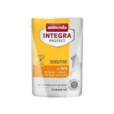 Вологий корм для кішок Animonda Integra Protect Sensitive with Turkey з харчовою непереносимістю (4017721867207)