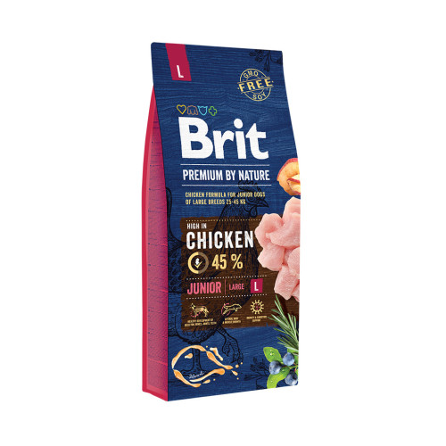 Сухой корм для собак Brit Premium Dog Junior L 15 кг (8595602526437) – Brit Premium