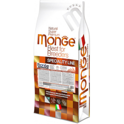 Сухой корм для собак Monge Dog All breeds Adult Light со вкусом рыбы и риса 15 кг (8009470006361) – Monge