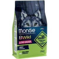 Сухой корм для собак Monge Dog Bwild Low Grain дикий кабан 2.5 кг (8009470011990)