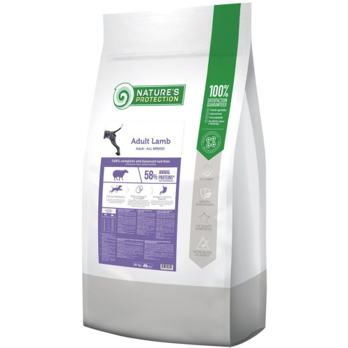 Сухий корм для собак Nature's Protection Adult Lamb All breeds 18 кг (NPB46030) – Nature's Protection
