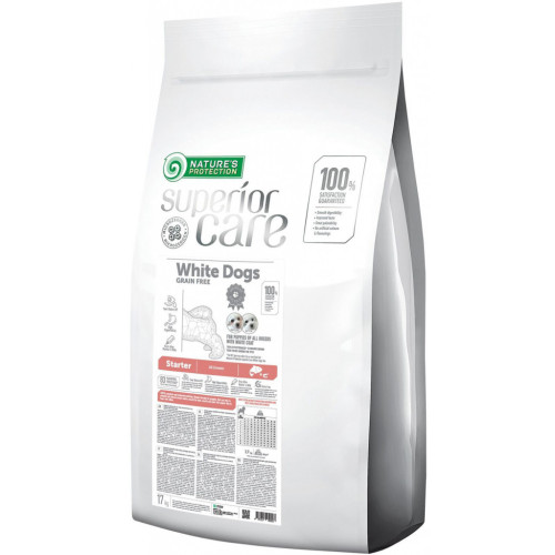 Сухий корм для собак Nature's Protection NP Superior Care White Dogs Grain Free Starter All Breeds 17 (NPSC45992) – Nature's Protection