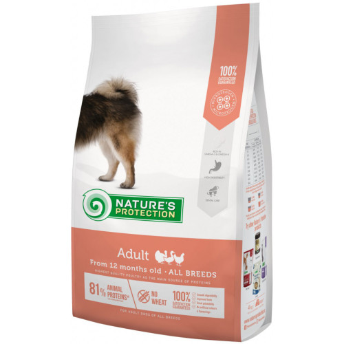 Сухий корм для собак Nature's Protection Adult All Breeds 4 кг (NPS45739) – Nature's Protection