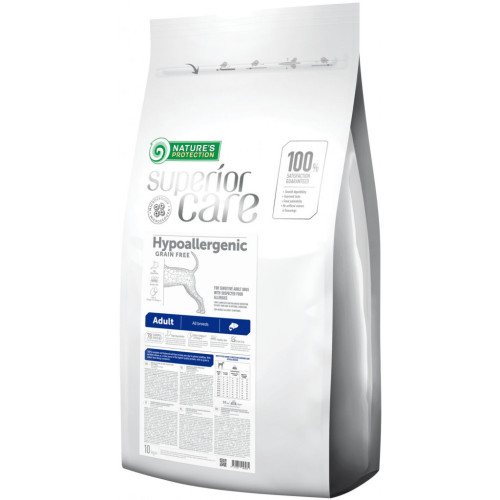 Сухой корм для собак Nature's Protection Superior Care Hypoallergenic Grain Free Adult All Breeds 10 (NPSC45797) – Nature's Protection