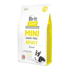 Сухой корм для собак Brit Care GF Mini Adult Lamb 2 кг (8595602520107)