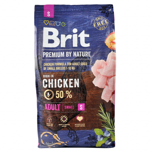 Сухой корм для собак Brit Premium Dog Adult S 8 кг (8595602526307) – Brit Premium (вид 1)