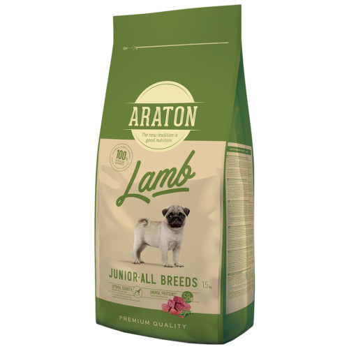 Сухий корм для собак ARATON Lamb Junior All Breeds 3 кг (ART47483) – ARATON