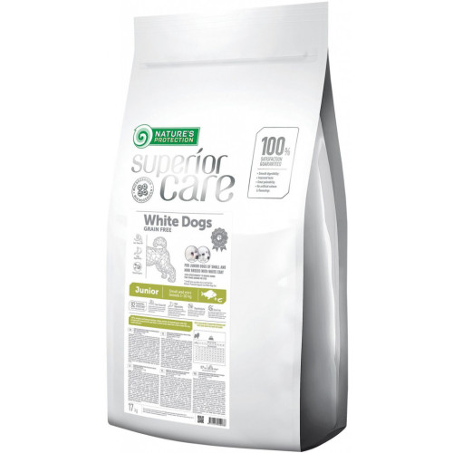 Сухой корм для собак Nature's Protection NP Superior Care White Dogs Grain Free Junior Small and Mini (NPSC45997) – Nature's Protection