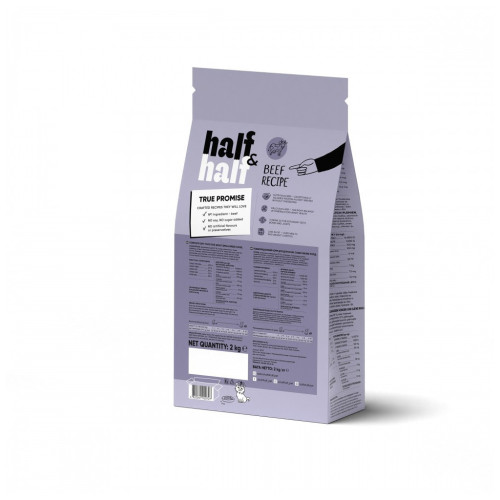 Сухой корм для собак Half&Half для маленьких пород с говядиной 2 кг (4820261920727) – Half&Half (вид 1)