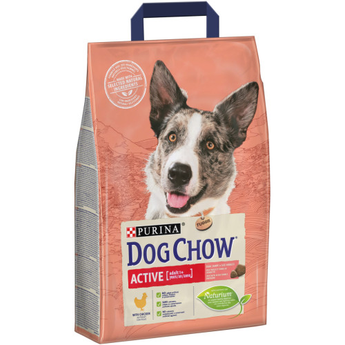 Сухий корм для собак Purina Dog Chow Active Adult зі смаком курки 2.5 кг (7613034487858) – Purina Dog Chow