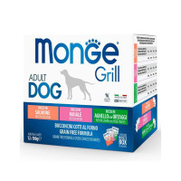 Влажный корм для собак Monge Dog Grill Mix Lamb&Pork&Salmon 12*100 г (8009470017503)