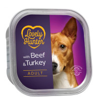 Влажный корм для собак Lovely Hunter Adult Beef and Turkey 150 г (LHU45446)