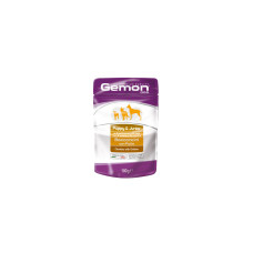 Вологий корм для собак Gemon Dog Wet Puppy&Junior шматочки з куркою 100 г (8009470300636)