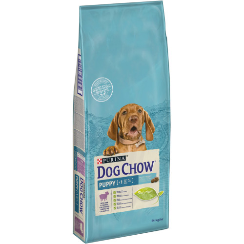 Сухий корм для собак Purina Dog Chow Puppy Lamb зі смаком ягняти 14 кг (7613034487872) – Purina Dog Chow