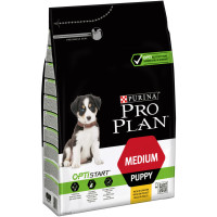 Сухой корм для собак Purina Pro Plan Dog Medium Puppy с высоким содержанием курицы 3 кг (7613035114869)