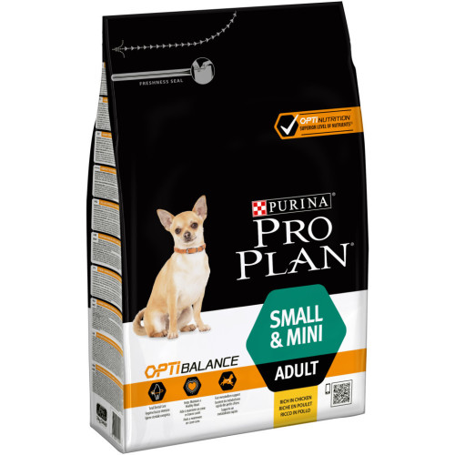 Сухой корм для собак Purina Pro Plan Dog Small&Mini Adult с курицей и рисом 3 кг (7613035114920) – Purina Pro Plan