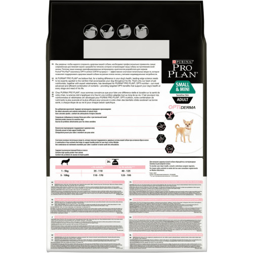 Сухий корм для собак Purina Pro Plan Small&Mini Sensitive Skin з лососем 3 кг (7613035114890) – Purina Pro Plan (вид 1)