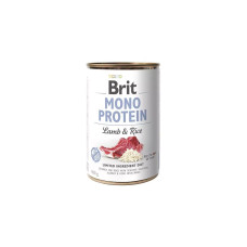 Вологий корм для собак Brit Care Mono Protein Lamb and Rice з ягнятиною та рисом (8595602555352)