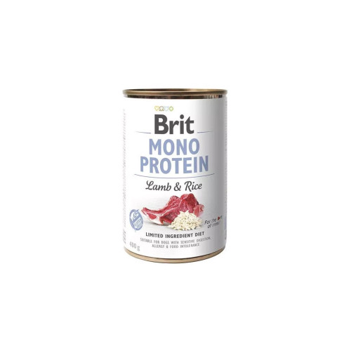 Влажный корм для собак Brit Care Mono Protein Lamb and Rice с ягнятиной и рисом (8595602555352) – Brit Care