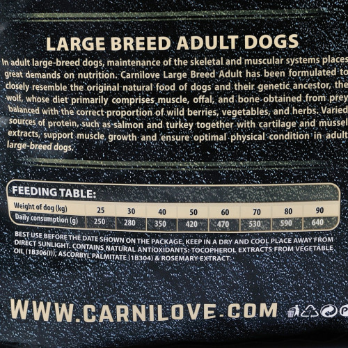 Сухий корм для собак Carnilove Adult Large Breed Salmon and Turkey 12 кг (8595602508945) – Carnilove (вид 2)