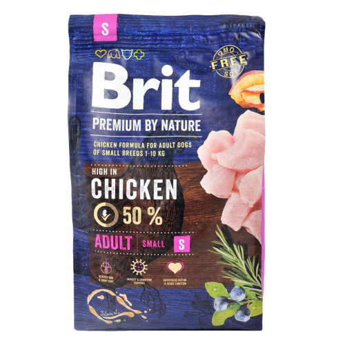 Сухий корм для собак Brit Premium Dog Junior S 8 кг (8595602526246) – Brit Premium (вид 1)