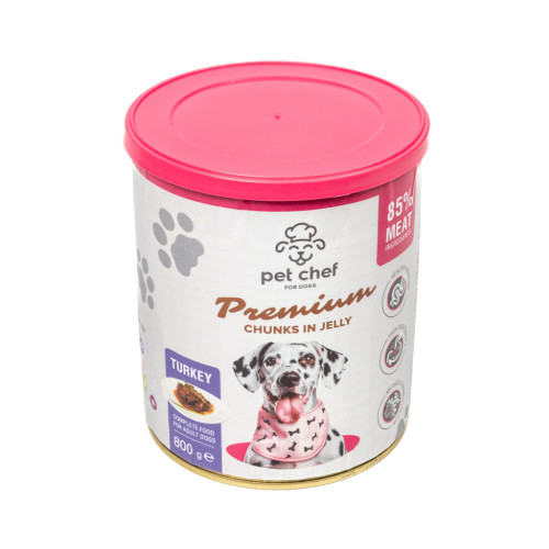 Вологий корм для собак Pet Chef З індичкою 800 г (4820255193670) – Pet Chef (вид 2)