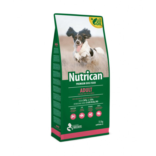 Сухой корм для собак Nutrican Adult для собак со вкусом курицы 15 кг (nc507016) – Nutrican