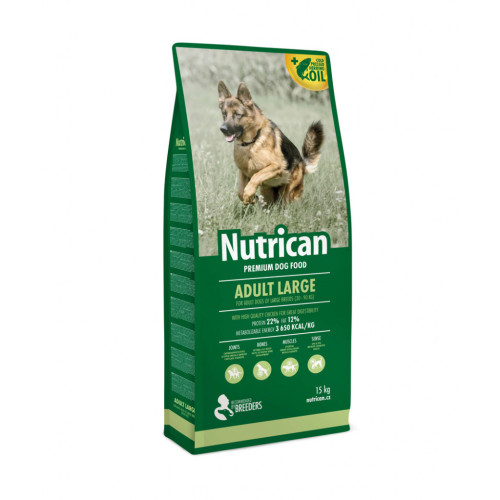 Сухой корм для собак Nutrican Adult Large для собак больших пород со вкусом курицы 15 кг (nc507023) – Nutrican